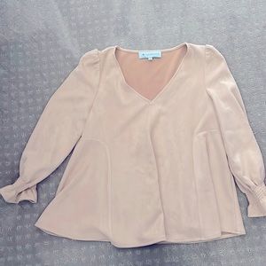 Tan, long sleeve, tuckernuck, suede shirt